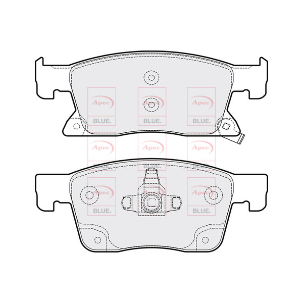 APEC BLUE BRAKE PADS (FRONT) (R90) image