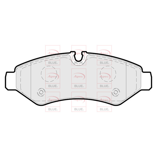 APEC BLUE BRAKE PADS (REAR) (R90) image