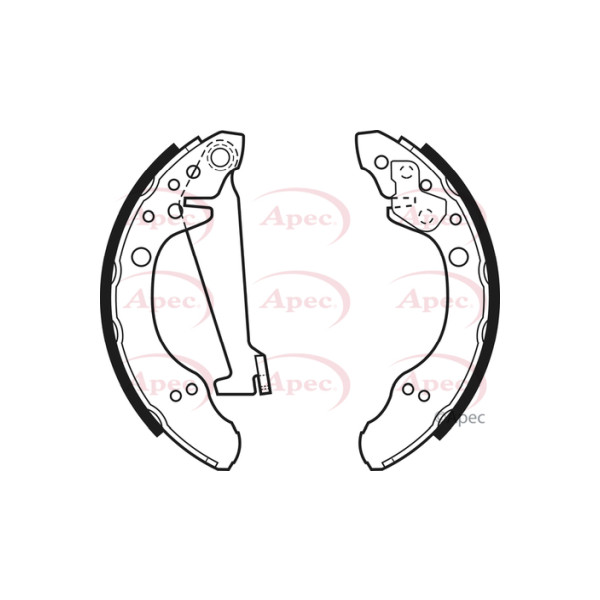 APEC BRAKE SHOES (REAR) (R90) image