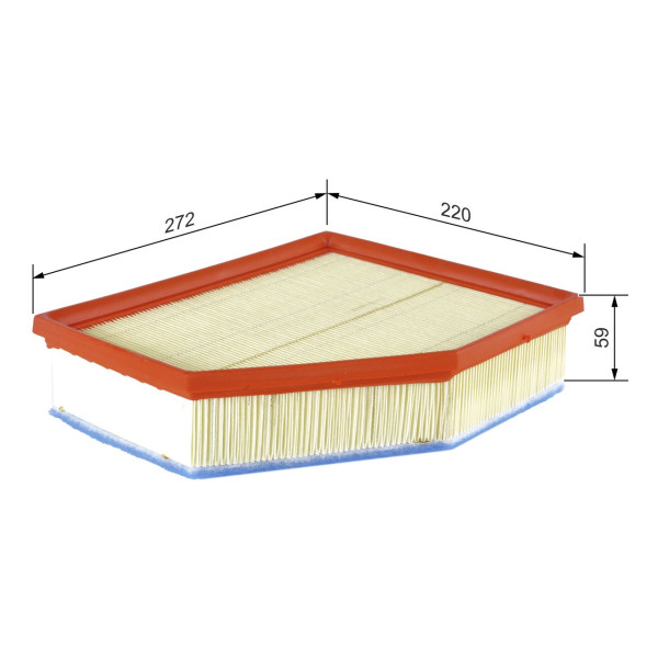 CAR AIR FILTER S0615 image