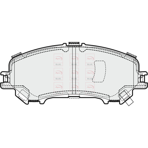 APEC BLUE BRAKE PADS (FRONT) (R90) image