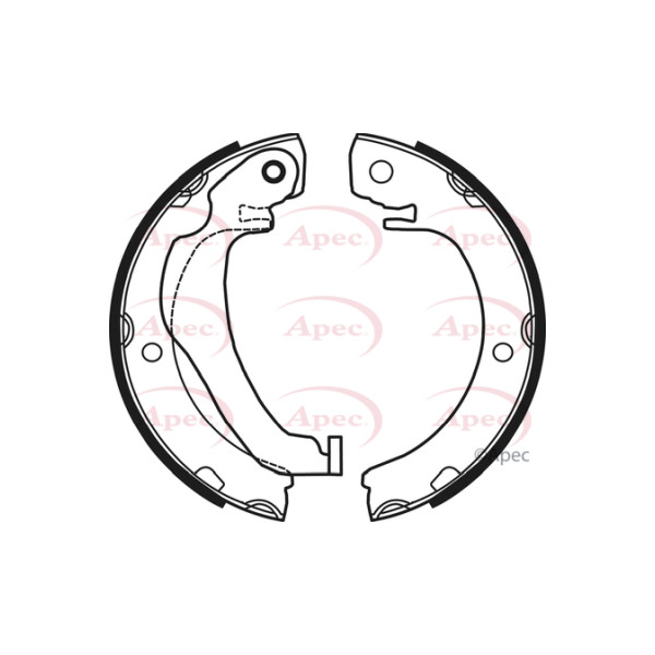 APEC BRAKE SHOES (REAR) (R90) image