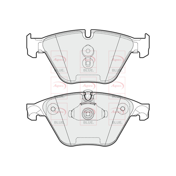 APEC BLUE BRAKE PADS (FRONT) (R90) image