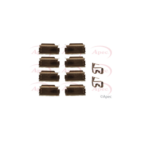 APEC BRAKE PAD FITTING KIT image