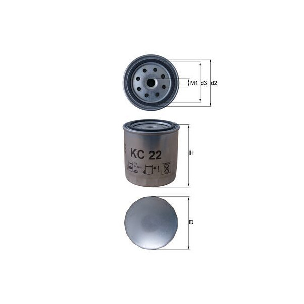 FUEL FILTER - SPIN ON image