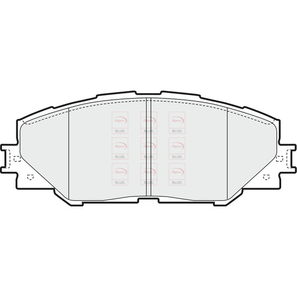 APEC BLUE BRAKE PADS (FRONT) (R90) image