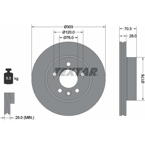 TEXTAR LCV DISCS image