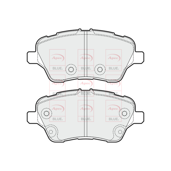 APEC BLUE BRAKE PADS (FRONT) (R90) image