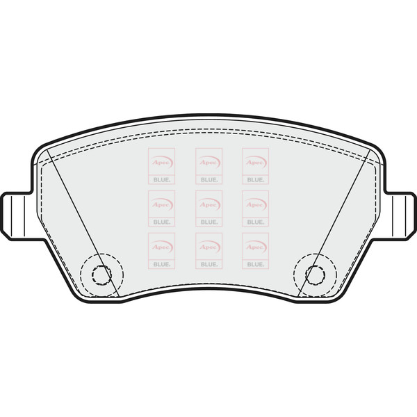 APEC BLUE BRAKE PADS (FRONT) (R90) image