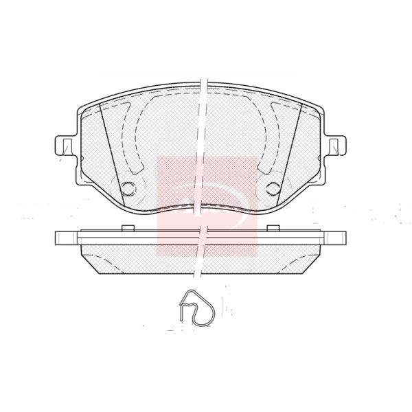 APEC BRAKE PADS (FRONT) (R90) image