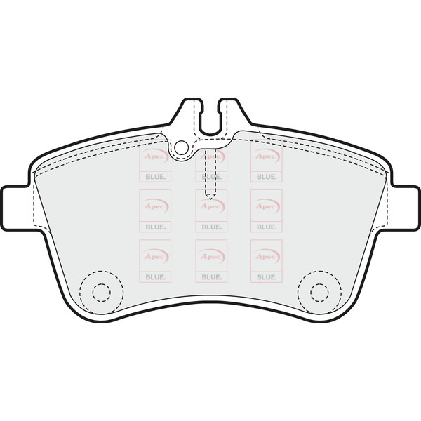 APEC BLUE BRAKE PADS (FRONT) (R90) image