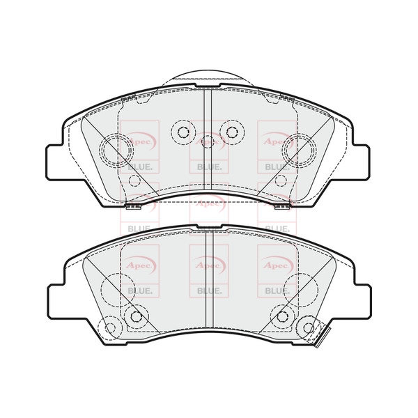 APEC BLUE BRAKE PADS (FRONT) (R90) image