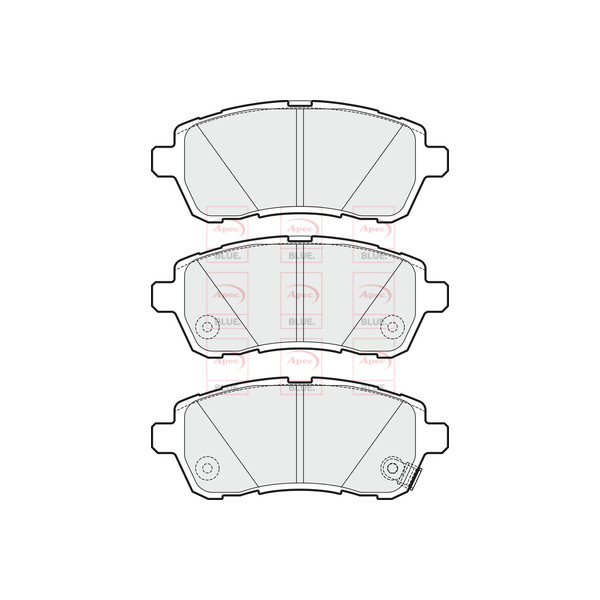 APEC BLUE BRAKE PADS (FRONT) (R90) image