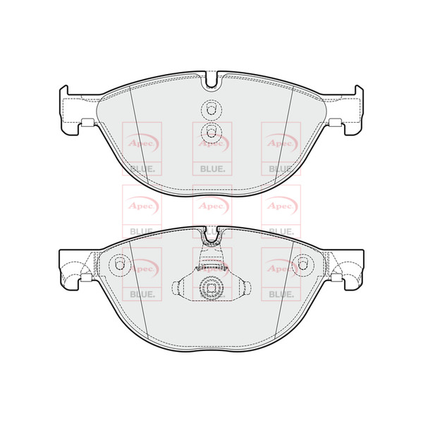 APEC BLUE BRAKE PADS (FRONT) (R90) image