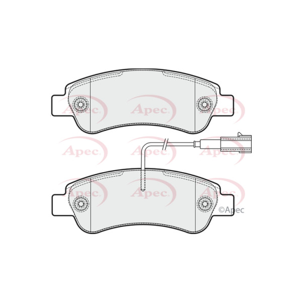 APEC BRAKE PADS (REAR) (R90) image