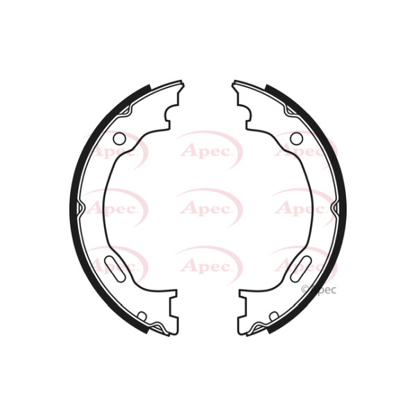 APEC BRAKE SHOES (REAR) (R90) image
