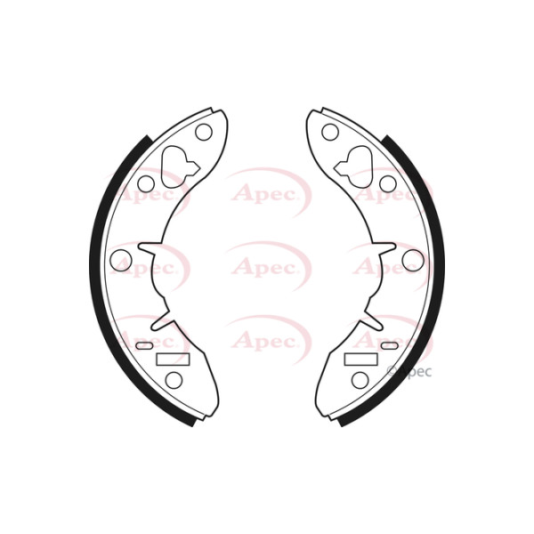 APEC BRAKE SHOES (REAR) (R90) image