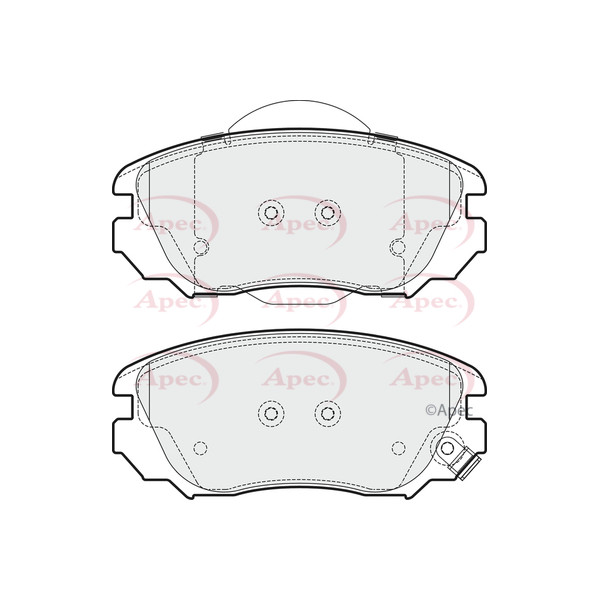 APEC BRAKE PADS (FRONT) (R90) image