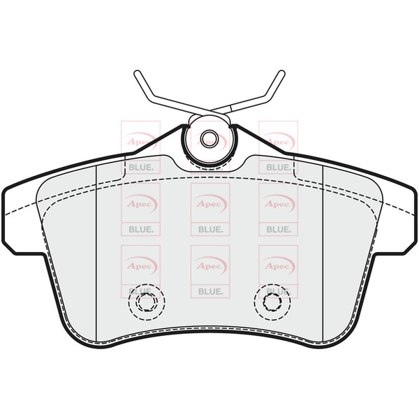 APEC BLUE BRAKE PADS (REAR) (R90) image