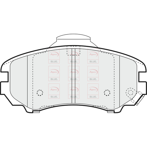 APEC BLUE BRAKE PADS (FRONT) (R90) image