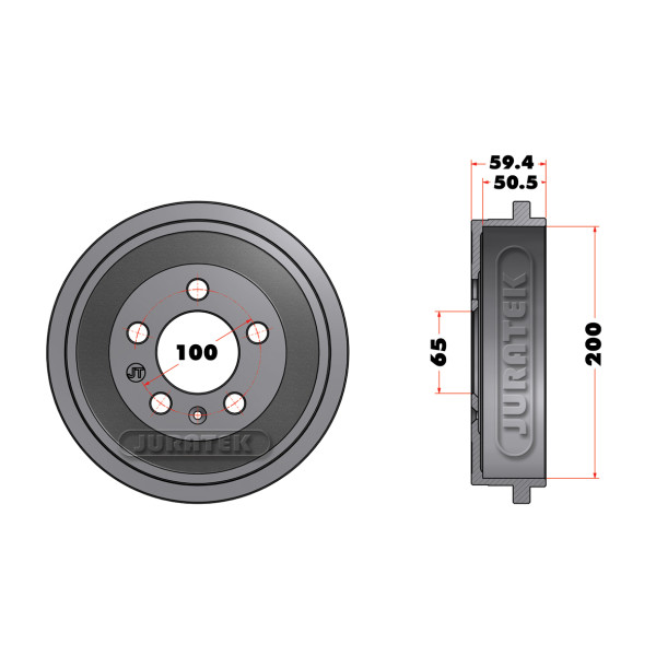 DRUM (REAR) - AUDI SEAT SKODA VW image