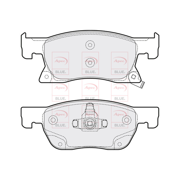 APEC BLUE BRAKE PADS (FRONT) (R90) image
