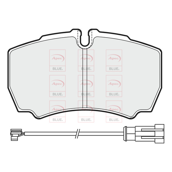 APEC BLUE BRAKE PADS (REAR) (R90) image