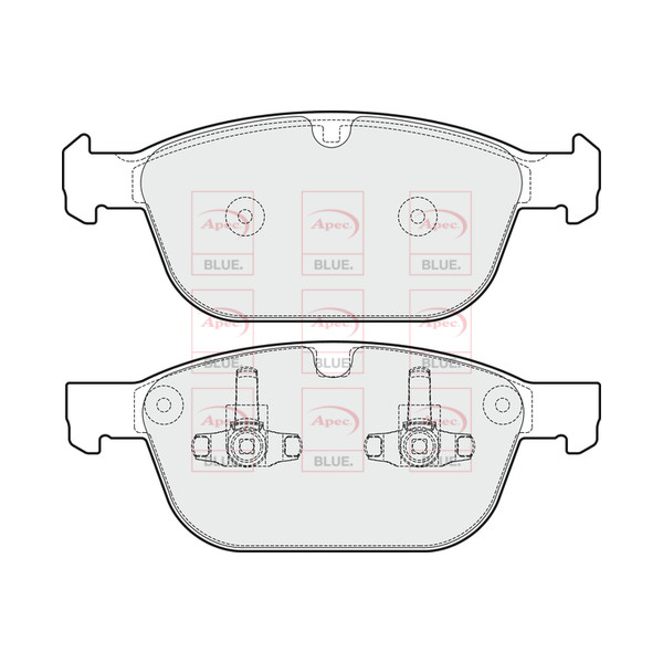 APEC BLUE BRAKE PADS (FRONT) (R90) image