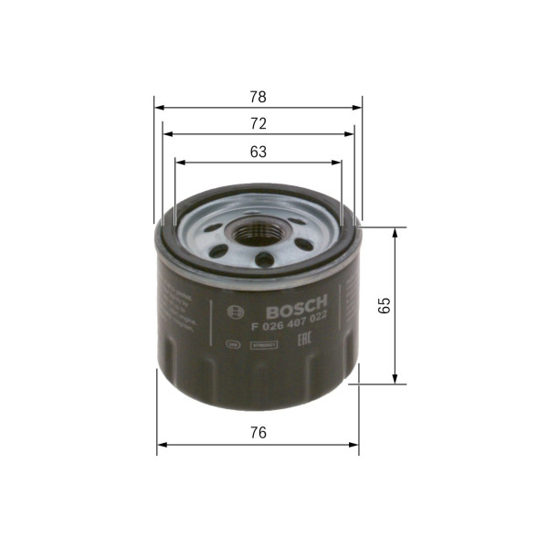 CAR OIL FILTER P7022 image