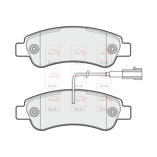 APEC BLUE BRAKE PADS (REAR) (R90) image