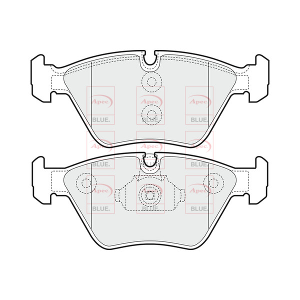 APEC BLUE BRAKE PADS (FRONT) (R90) image