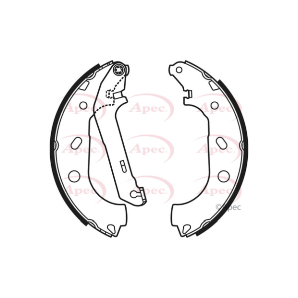 APEC BRAKE SHOES (REAR) (R90) image