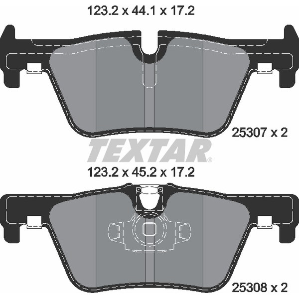 TEXTAR PC BRAKE PADS image