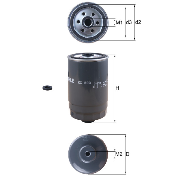 FUEL FILTER - SPIN ON image