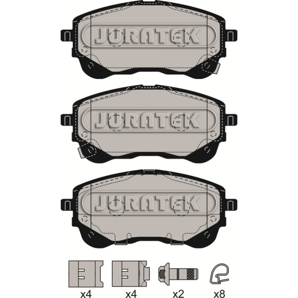 PAD (FRONT) - SUZUKI TOYOTA image