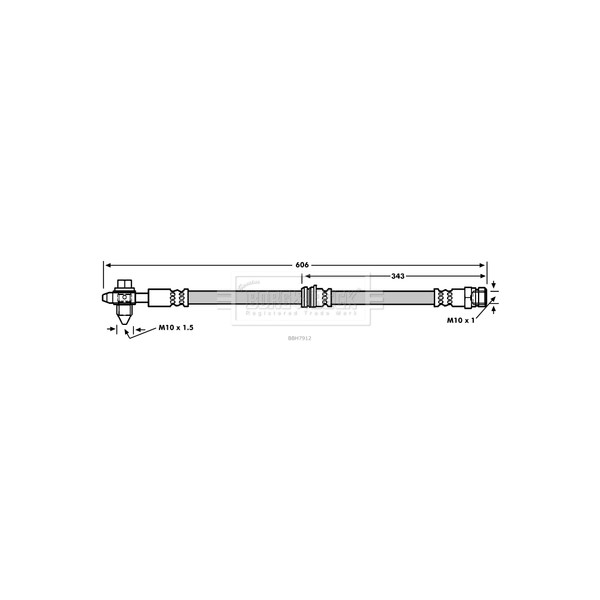 BRAKE HOSE image