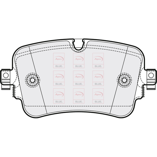 APEC BLUE BRAKE PADS (REAR) (R90) image
