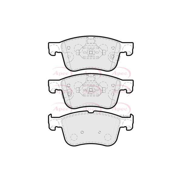 APEC BRAKE PADS (FRONT) (R90) image