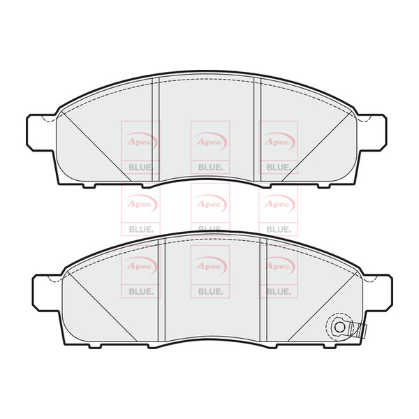 APEC BLUE BRAKE PADS (FRONT) (R90) image