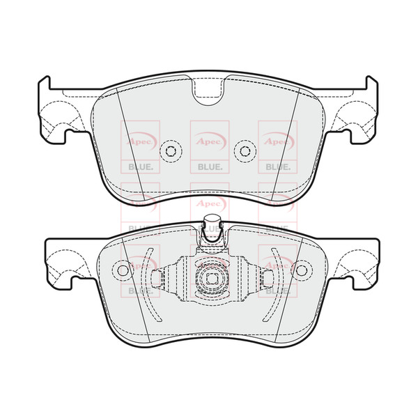 APEC BLUE BRAKE PADS (FRONT) (R90) image