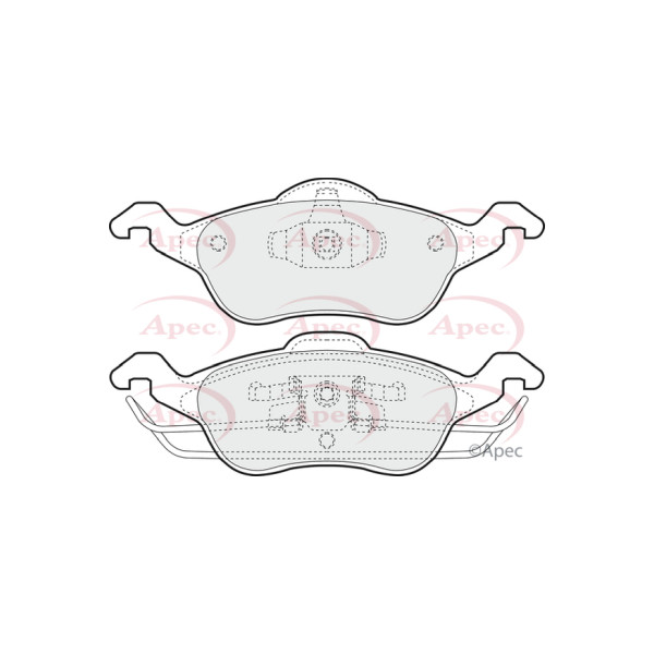 APEC BRAKE PADS (FRONT) (R90) image