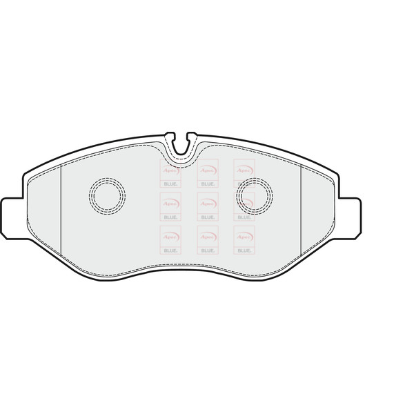 APEC BLUE BRAKE PADS (FRONT) (R90) image