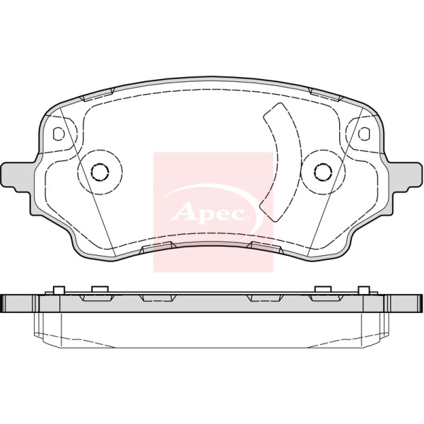 APEC BRAKE PADS (FRONT) (R90) image