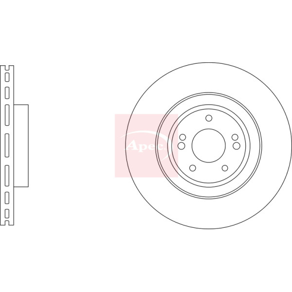 APEC BRAKE DISC (FRONT) (SINGLE) image