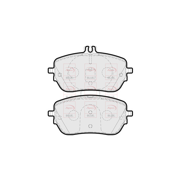 APEC BLUE BRAKE PADS (FRONT) (R90) image