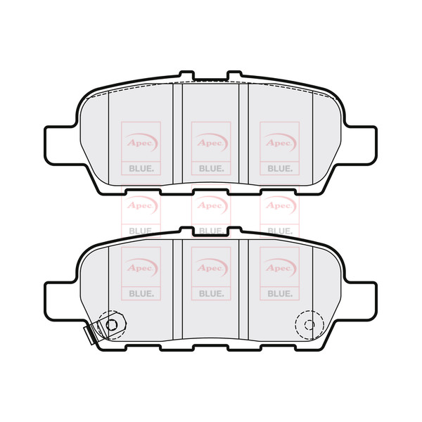 APEC BLUE BRAKE PADS (REAR) (R90) image