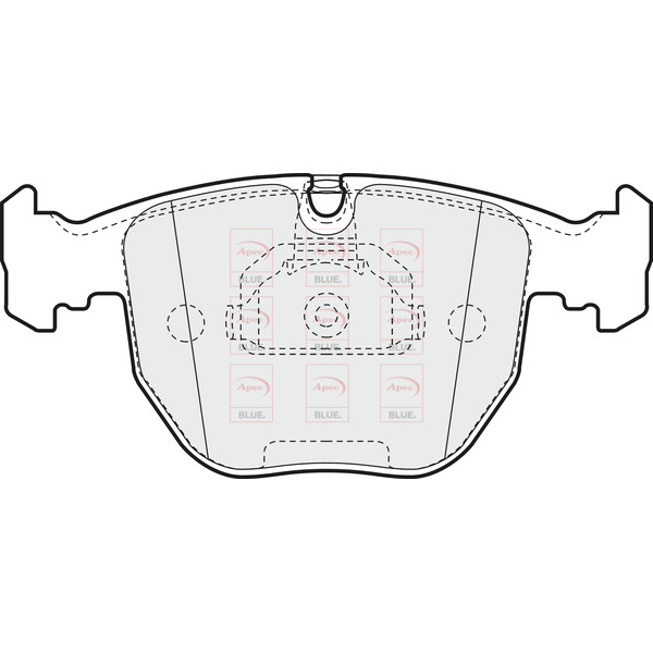 APEC BLUE BRAKE PADS (FRONT) (R90) image