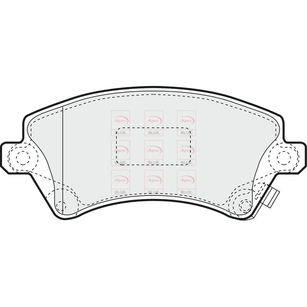 APEC BLUE BRAKE PADS (FRONT) (R90) image