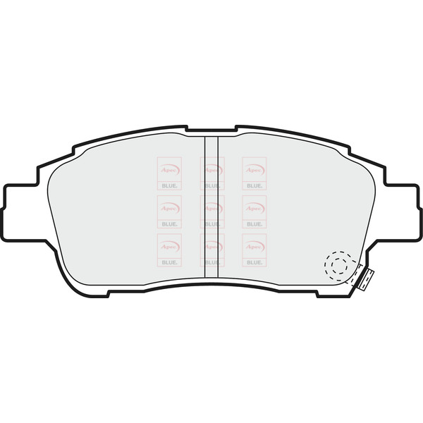 APEC BLUE BRAKE PADS (FRONT) (R90) image