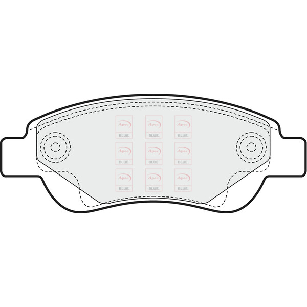 APEC BLUE BRAKE PADS (FRONT) (R90) image